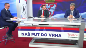 „NAŠ PUT DO VRHA” Direktor Telekoma Vladimir Lučić i direktor Arena Channels Group Nebojša Žugić u specijalnom programu