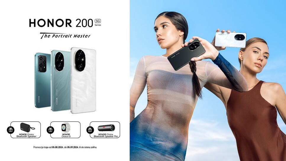 HONOR serija 200 donosi vredne poklone!