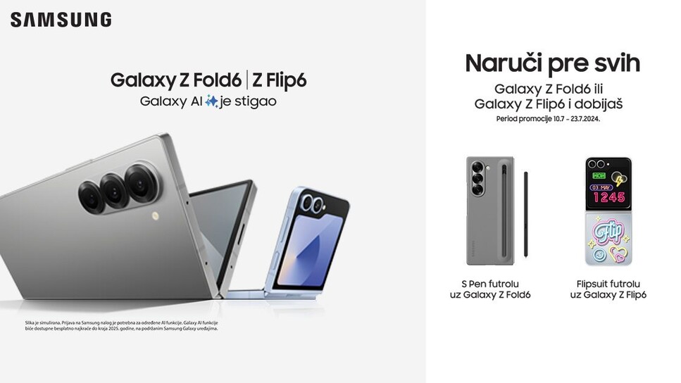 Vrhunski Samsung preklopni AI telefoni su stigli!