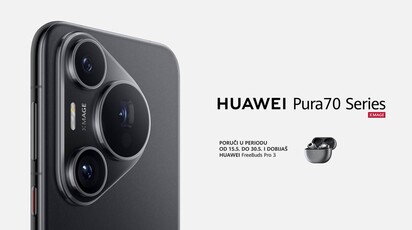 ELEGANCIJA U SVAKOM PIKSELU: Uz HUAWEI PURA 70 na poklon dobijaš FreeBuds Pro 3