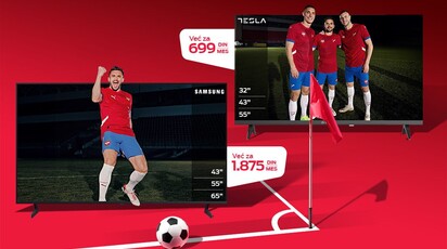 NOVI TELEVIZOR UZ MTS PAKETE: Gledajte najbolji fudbal i navijajte iz sveg srca!