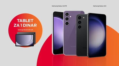 SAMO U MTS-U! Snižene cene Samsung telefona i tablet za 1 dinar!