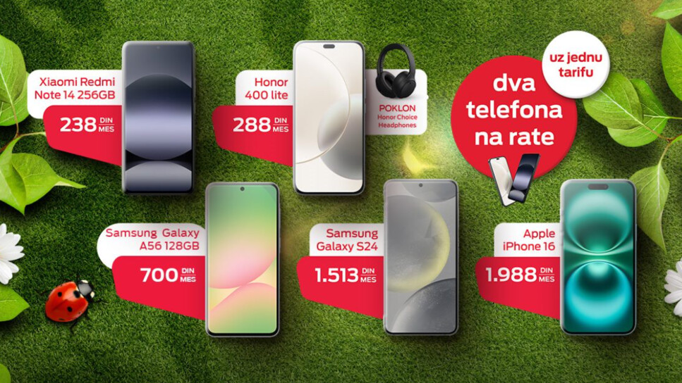 Kupovina dva telefona uz jedan ugovor sada dostupna kod mts-a