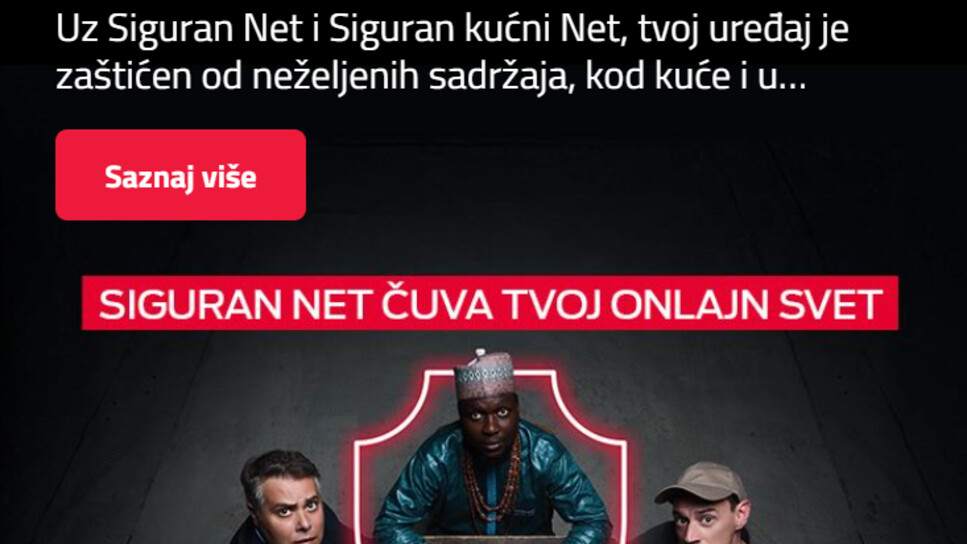 Siguran kućni Net – zaštita na internetu za sve uređaje u domu