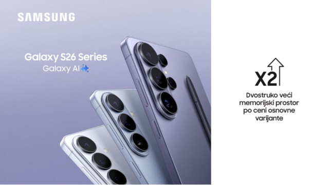 MTS donosi Galaxy S26 seriju: Više memorije po istoj ceni u pretprodaji