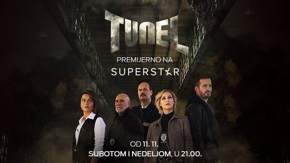 Nova serija „Tunel“ od 11. novembra premijerno na kanalu Superstar
