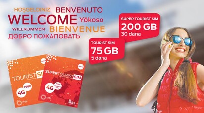 MTS Super Turist SIM sada sa 20x više inicijalnih GB
