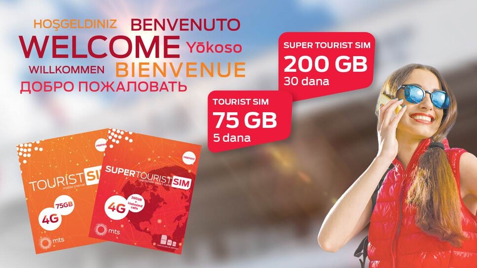 MTS Super Turist SIM sada sa 20x više inicijalnih GB