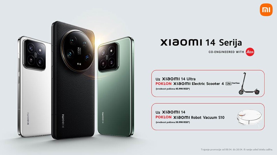 Vredni pokloni uz Xiaomi 14 uređaje!
