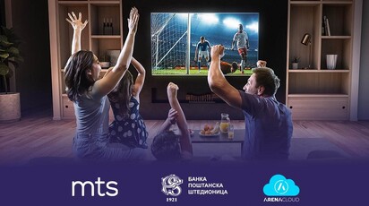 MTS: Plaćajte digitalnom Mastercard® platnom karticom Banke Poštanska štedionica i ostvarite besplatan pristup ekskluzivnom sadržaju Arena Cloud paketa!
