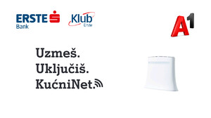 ERSTE Klub akcija - Popust na A1 Kućni net!
