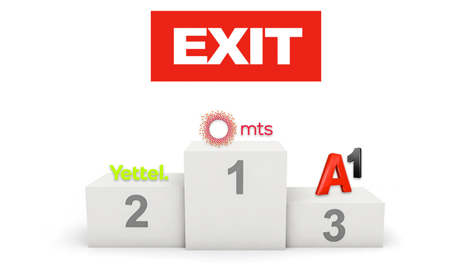MTS korisnici na EXIT festivalu preneli najviše saobraćaja, iza njih Yettel, a najbrža mreža A1 prenela najmanje saobraćaja!