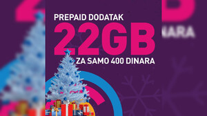 Globaltel prepaid novogodišnja promocija: 22 GB neta za 400 din!