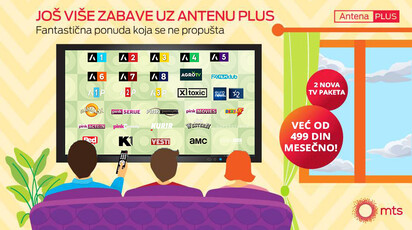 Nova ponuda MTS Antena Plus usluge: dva paketa kanala, niža cena!