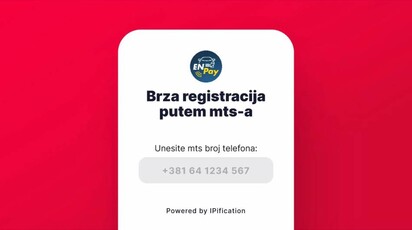 mts i ENPay u IPification sistemu najbrže registracije korisnika!