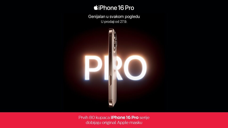 Rezerviši svoj iPhone 16 Pro u MTS-u i osvoji poklon!