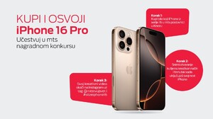 SAMO U MTS-U! Kupi i osvoji iPhone 16 Pro!