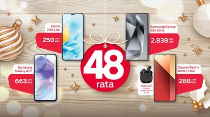 MTS novogodišnja promocija: telefoni na super popustu i to na 48 mesečnih rata!