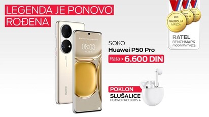 MTS otpočeo prodaju Huawei P50 Pro telefona, sa posebnim poklonom!