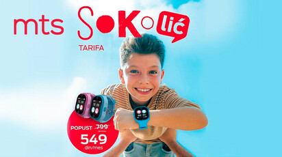 MTS AKCIJA: Sokolić tarifa i Myki 4 Lite sat za 549 dinara mesečno!