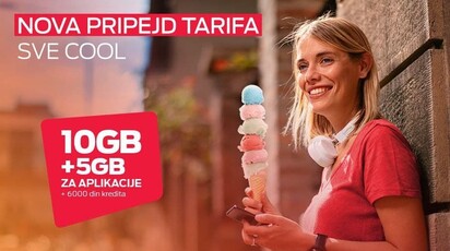 Nova MTS prepaid tarifa „Sve cool”