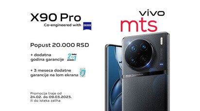 Vivo X90 Pro u pretprodaji uz posebne pogodnosti u MTS-u