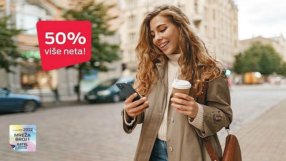 MTS promocija: 50% više mobilnog neta uz Mobilni Net Max