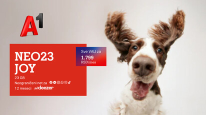 Stigle su nove A1 NEO23 tarife: Joy, Travel ili Protect - odaberi svoju kombinaciju!