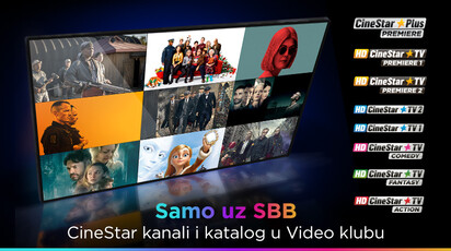SBB otkupio ekskluzivna prava na Cinestar TV kanale
