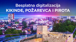 Novi GIGA gradovi: SBB digitalizuje Kikindu, Požarevac, Kostolac i Pirot!