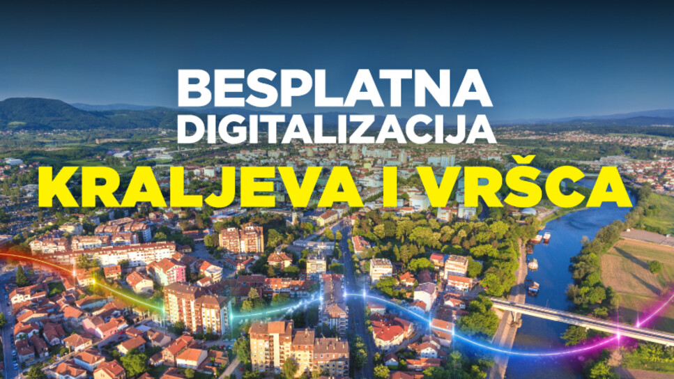 SBB od septembra digitalizuje Vršac i Kraljevo