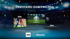 Izvučeni dobitnici SBB-ove Hisense nagradne igre