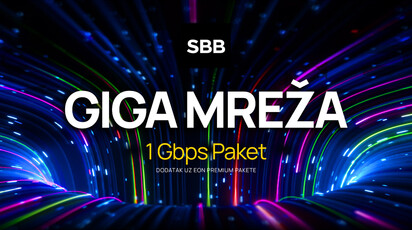 OBJAŠNJENO: Šta je SBB-ov „GIGA dodatak”?