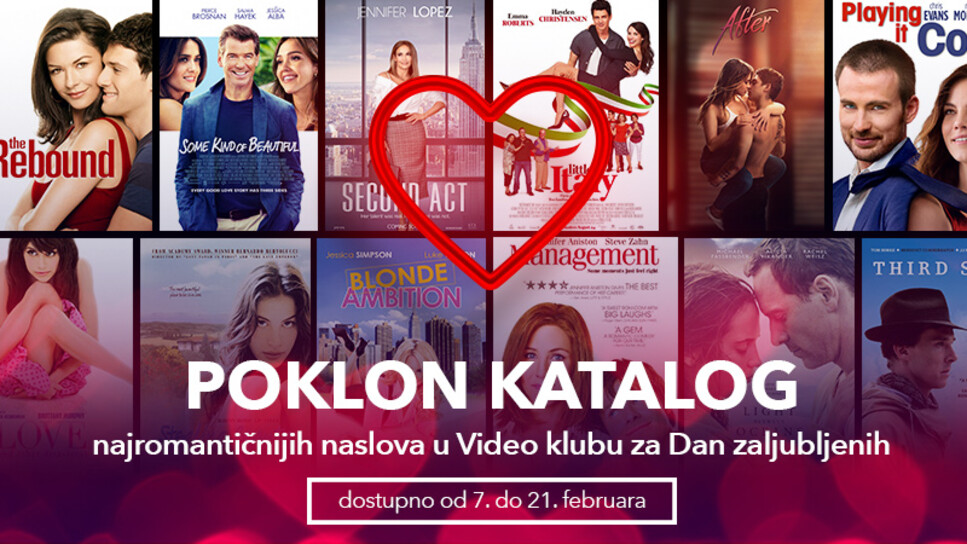 SBB korisnicima poklanja katalog romantičnih filmova u Video klubu