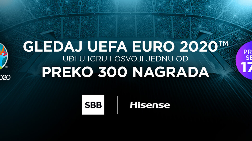 Prijavite se za SBB nagradnu igru i osvojite Hisense televizor ili soundbar!