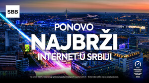 Ookla potvrdila: SBB ponovo najbrži broadband Internet provajder u Srbiji