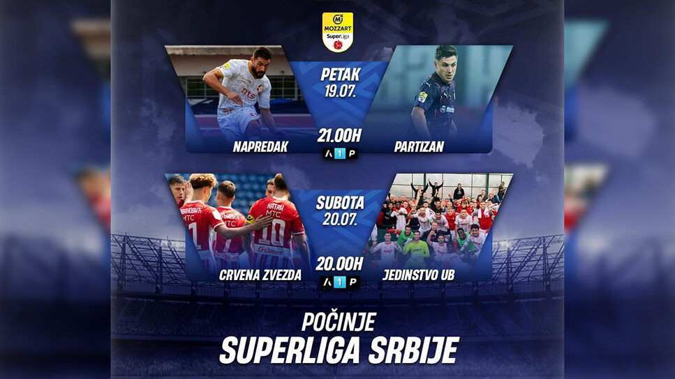 SAMO NA ARENI: Večeras se gleda fudbal - počinje Superliga Srbije!