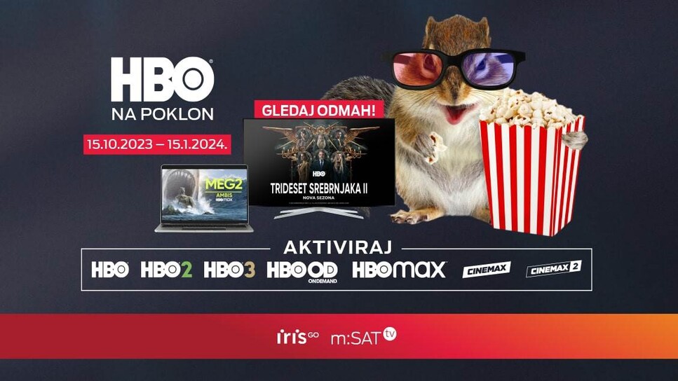 Svim MTS korisnicima na poklon HBO kanali naredna tri meseca!