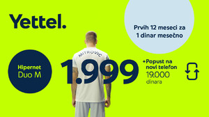 POVRATAK „DINARA”: Yettel ponovo nudi 12 meseci po dinar uz Hipernet, uz niže cene pretplate!