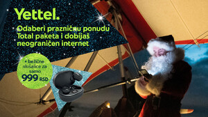 Yettel novogodišnja promocija za 2023. godinu: više interneta prvih 12 meseci uz Total i Total Data pakete, i slušalice za 999 dinara